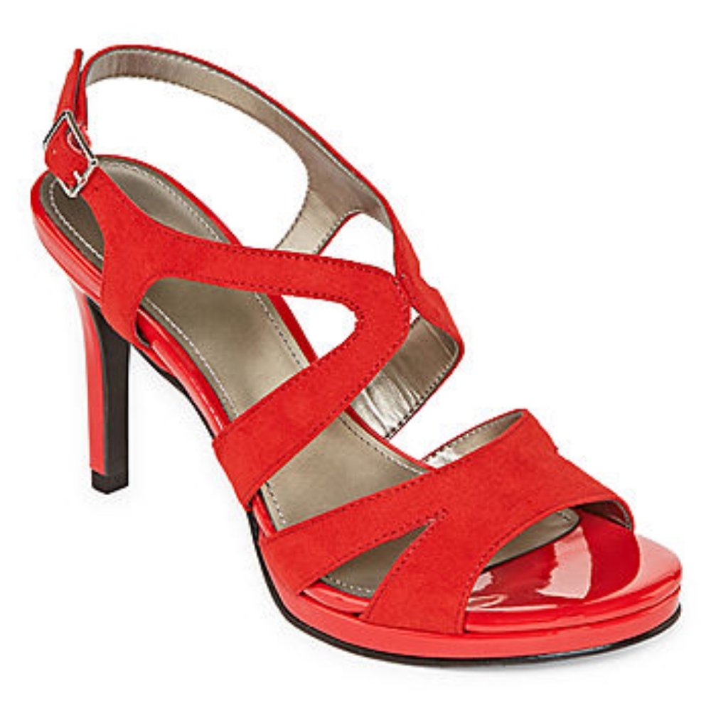 Worthington Woman's Red Brandy Pumps Stiletto Heel